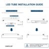 4ft t8 led bulbs - HMINLED Commercial T8 LED Bulbs 4FT 2FT 3FT 8FT Ballast Bypass Type B Light Tube