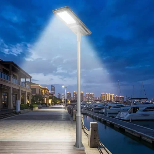 solar flood lights outdoor - Solar Flood Lights Outdoor - HMINLED Dusk to Dawn Commercial Solar Motion Sensor Security Light 60W 90W